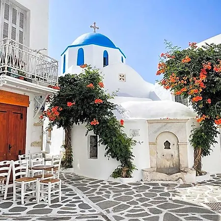 Naxos Center Double Private Balcony Close To The Views Saint George 别墅 *